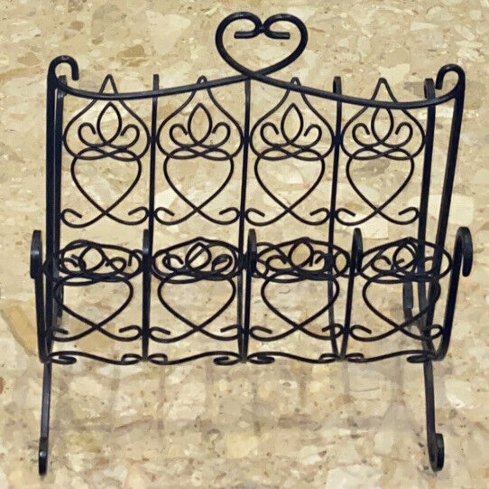 Southern Living at Home DAVISTOWN Magazine Rack #40402 Wrought Iron